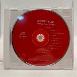 Richard Bona Scenes From My Life Advance Promo CD Columbia‎ CSK 41914 1999 Jazz
